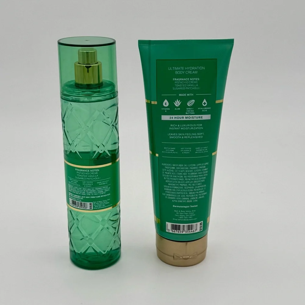 Bath and Body Works Pistachio Glaze Everyday Luxuries Body Care Gift Set NWT
